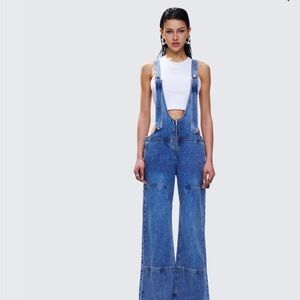 Finesse Classic Blue Women's Overalls